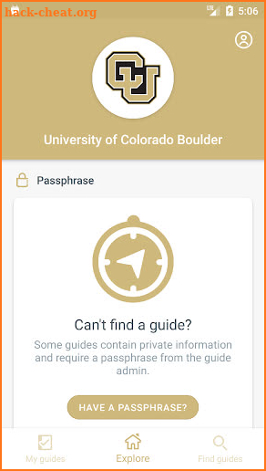 University of Colorado Boulder screenshot