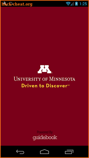 University of Minnesota screenshot