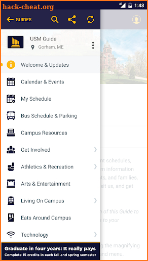 University of Southern Maine screenshot