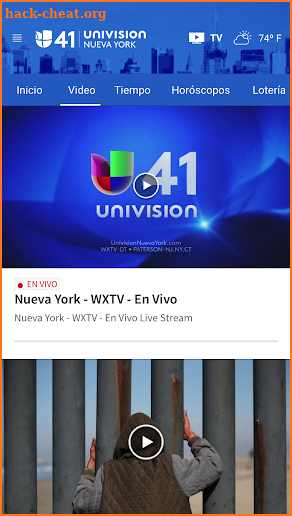 Univision 41 Nueva York screenshot