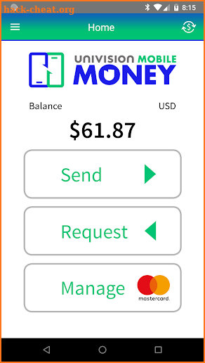 Univision Mobile Money screenshot