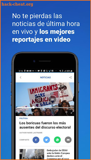 Univision Noticias screenshot