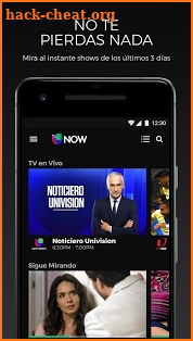 Univision NOW: TV en vivo y on demand screenshot