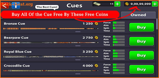 Unlimited coin for 8 ball pool guide screenshot
