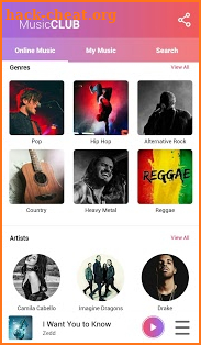 Unlimited Free Music & My Music Player - MusicClub screenshot