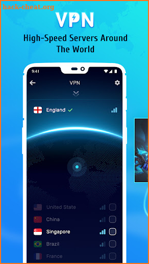 Unlimited Web VPN screenshot