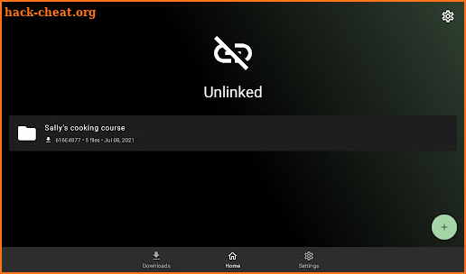 Unlinked - Download manager screenshot