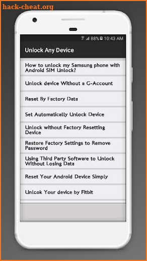 Unlock any Device Guide 2020 screenshot