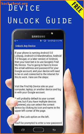 Unlock any Device Guide Free screenshot