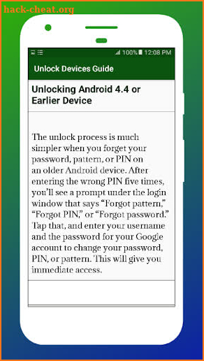 Unlock Any Device Guide : Phone Secret Tricks screenshot