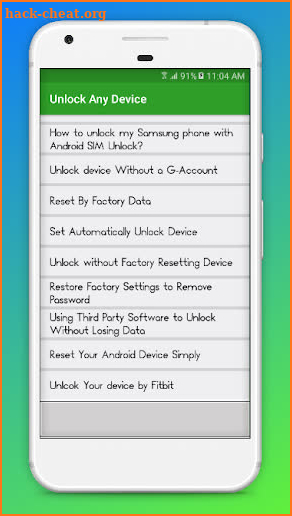 Unlock any Device Methods 2020 screenshot