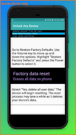 Unlock any Device Techniques 2020 screenshot