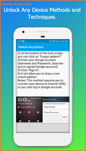 Unlock any Device Techniques : Phone Tricks screenshot
