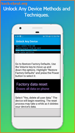 Unlock any Device Techniques : Phone Tricks screenshot
