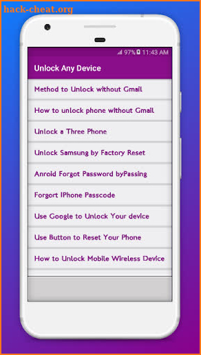 Unlock Any Phone Methods & Tricks 2020 screenshot