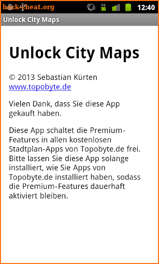 Unlock City Maps screenshot