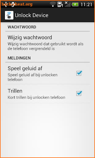 Unlock Device screenshot