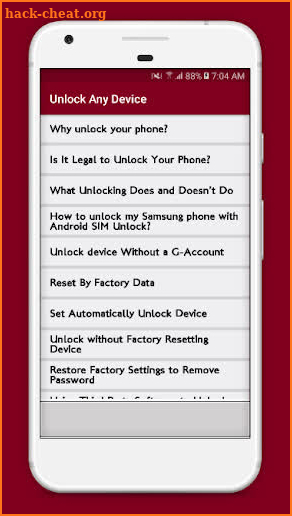 Unlock Devices Guide & Techniques 2019 screenshot