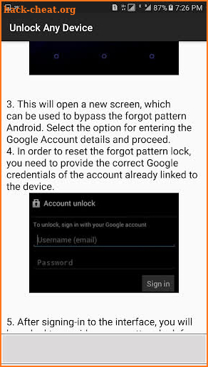 Unlock Device's Techniques & Tricks 2019 screenshot