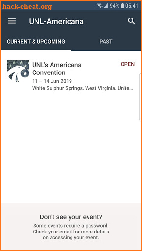 UNL's Americana Convention screenshot