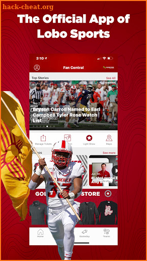 UNM - Lobo Sports App screenshot