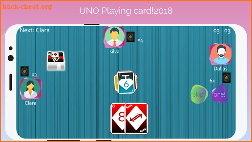 Uno Cards:Color Number 2018 screenshot