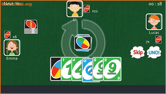 Uno Funny Card Game screenshot