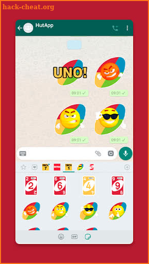 UNO Pro Stickers for Chat WAStickerApps screenshot