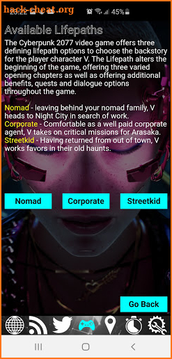 Unofficial Companion for Cyberpunk 2077 screenshot