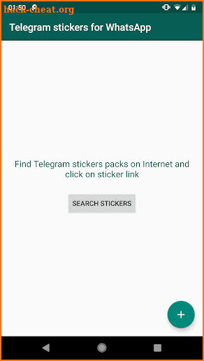 Unofficial telegram stickers for WhatsApp screenshot