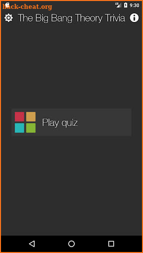 Unofficial The Big Bang Theory Trivia Game Quiz screenshot