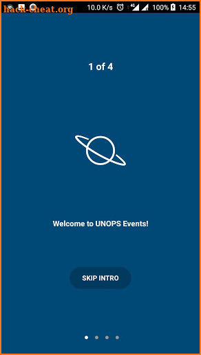 UNOPS Events screenshot