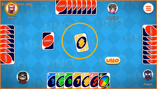 Unos: uno card games screenshot