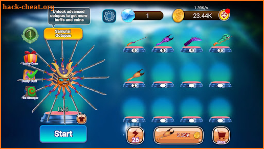 Unruly Octopus2.io screenshot