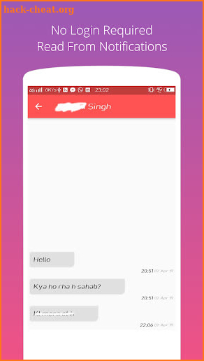 Unseen And Deleted Messages screenshot