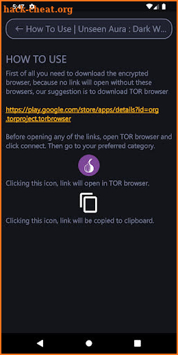 Unseen Aura - TOR Dark Web & Deep Web Links & Info screenshot