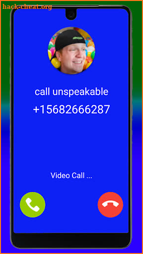 unspeakable Fake Call Video And Chat screenshot