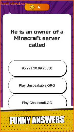 UNSPEAKABLE Gaming - Quiz screenshot