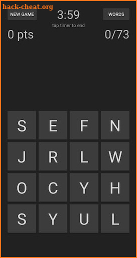 Untitled Word Game - a Boggle App screenshot