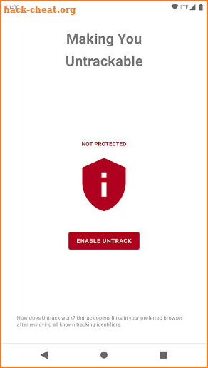 Untrack 🛡️ Link Tracking Protection, Privacy screenshot