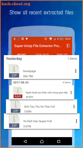 Unzip File Extractor – Rar Zip File Extractor Pro screenshot