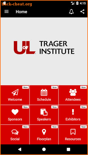 UofL Trager Institute screenshot