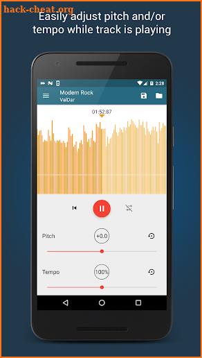 Up Tempo - Audio Pitch and Speed Changer screenshot