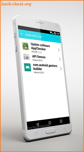 Update software AppChecker screenshot