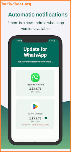Updater Whatsapp App screenshot