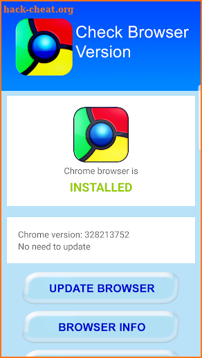 Updating Chrome screenshot