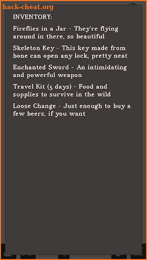 Upheaval - Text-based RPG screenshot