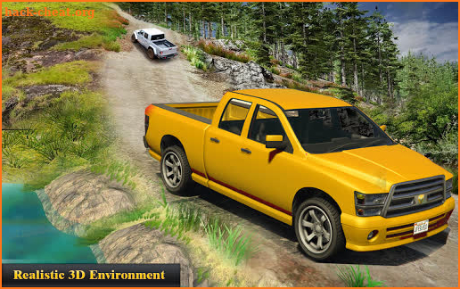 Uphill Pickup Truck Driving Simulator Offroad 2020 screenshot
