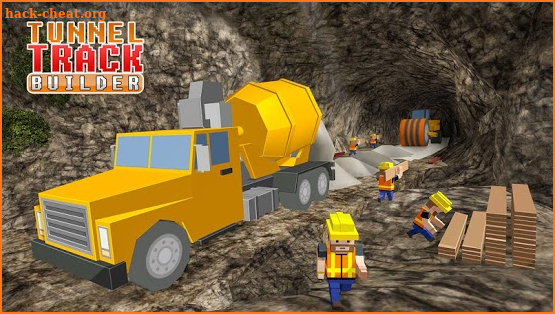 Uphill Tunnel Construction Train Builder screenshot