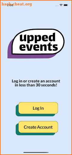 Upped Events screenshot